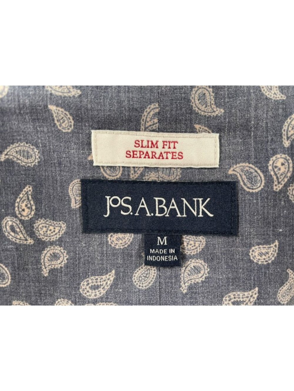 Jos. A. Bank Vest Mens Slim Fit Linen-Cotton Beige 5 Button Men's Size M NEW - Picture 5 of 7